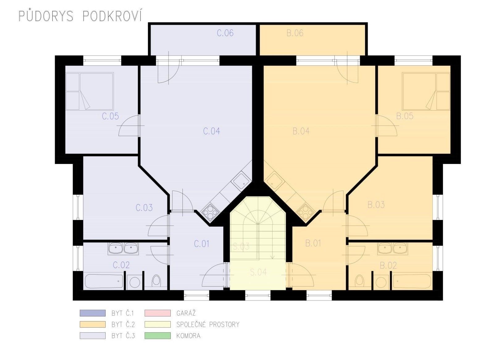 3+kk, Šternberská, Divišov - Divišov u Benešova, Středočeský kraj, 60 m² - 2