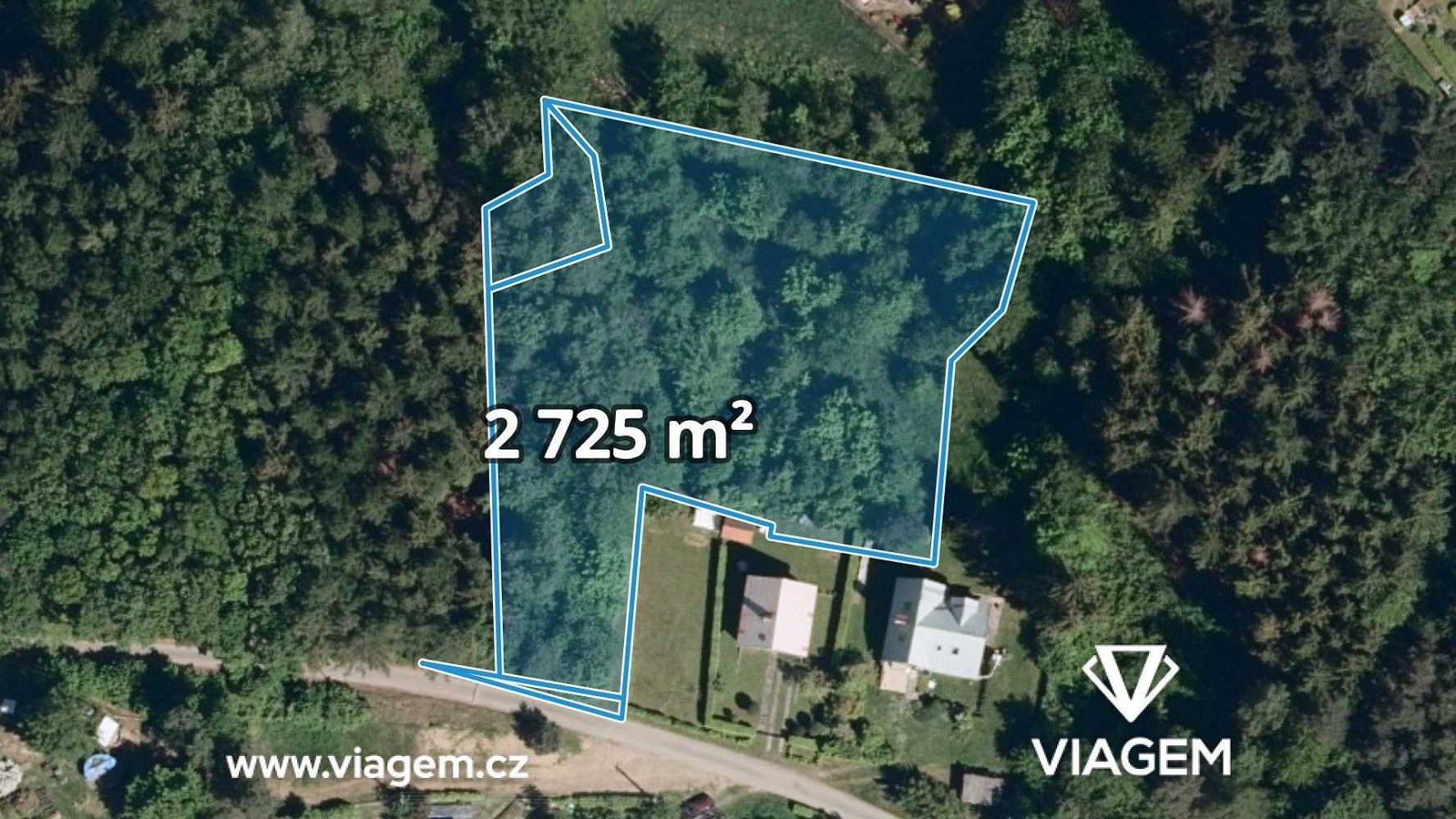 Zahrada, 2 725 m²