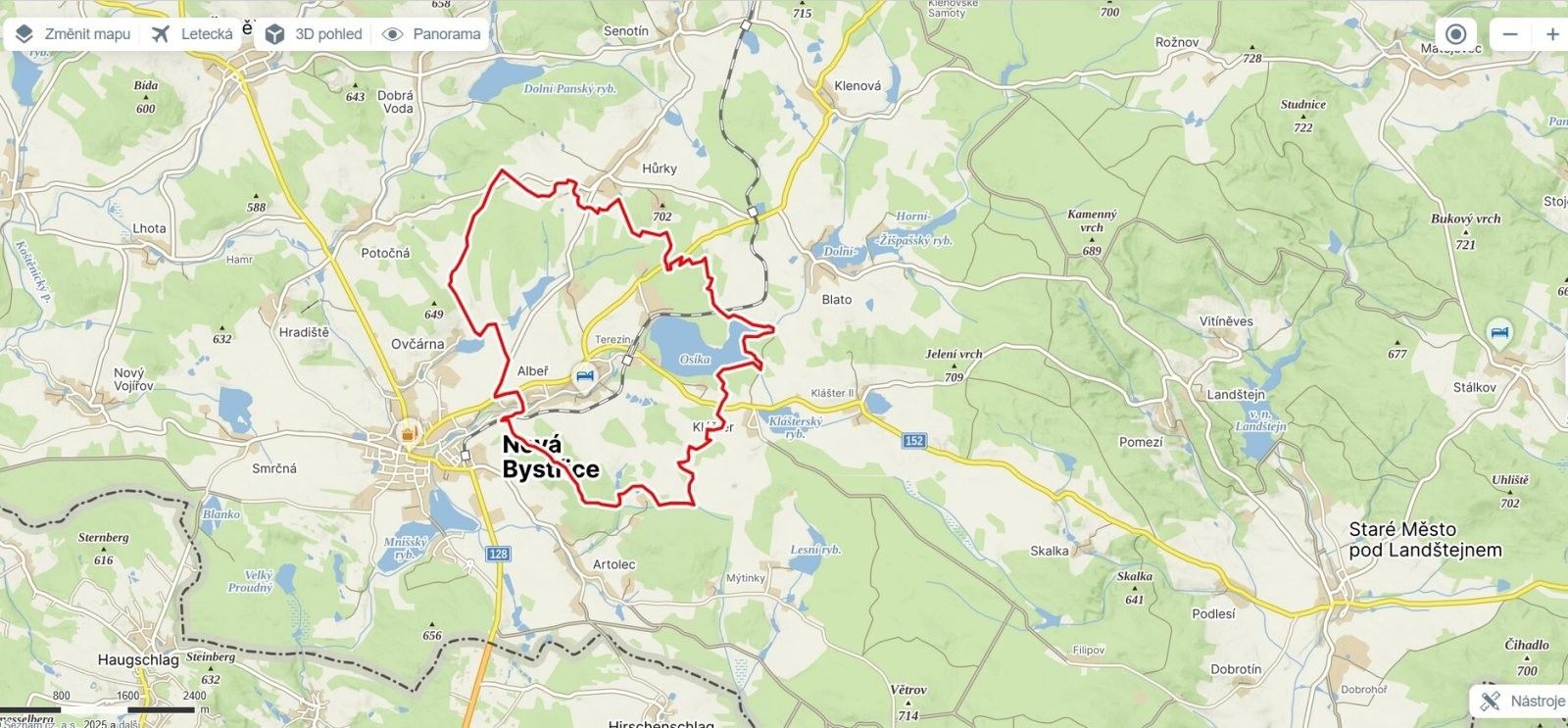 Pozemky pro bydlení, Albeř, Nová Bystřice, 1 m²