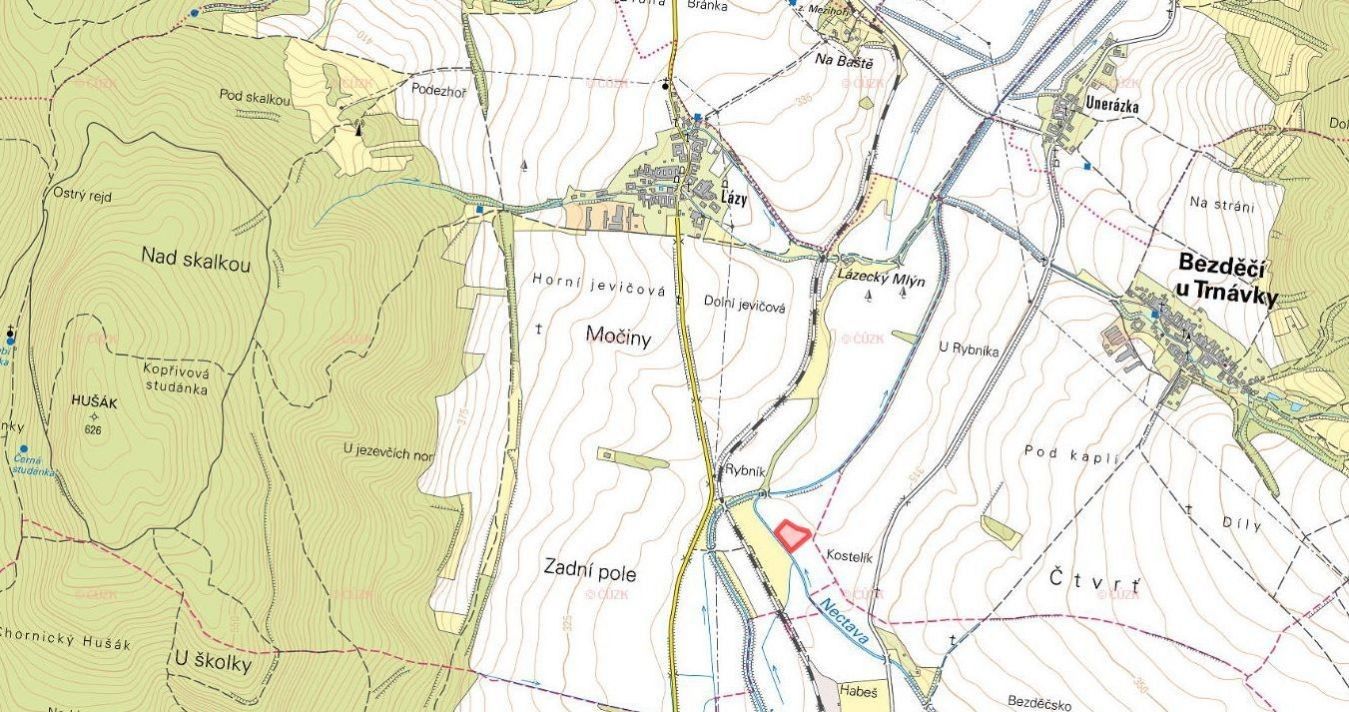 Prodej louka - Lázy, Městečko Trnávka