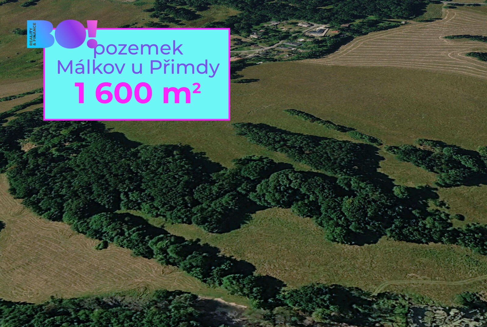Prodej zemědělský pozemek - Přimda, 1 600 m² - 1