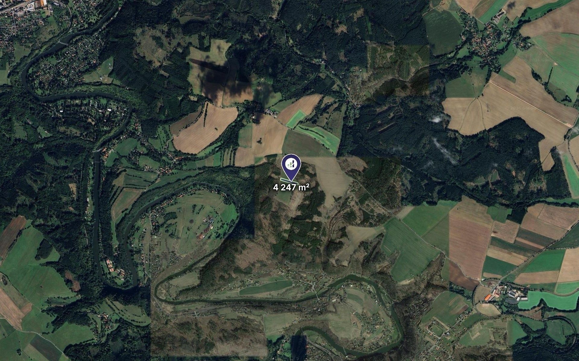 Prodej zemědělský pozemek - Samopše, 1 062 m² - 2