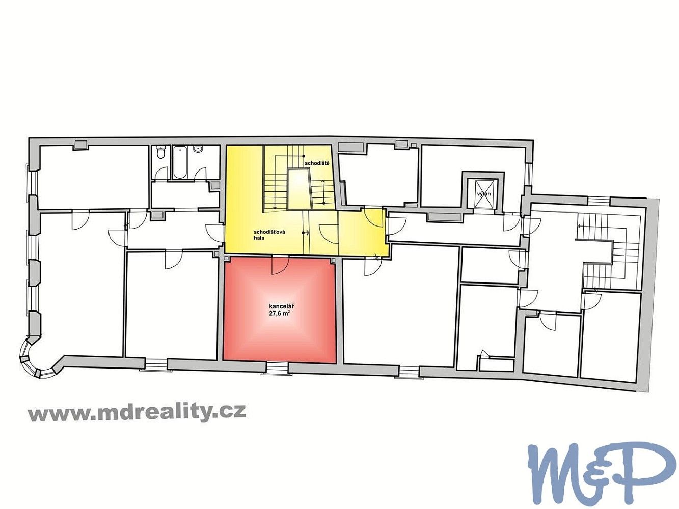 Kanceláře, Jihlava, Kraj Vysočina, 28 m² - 2