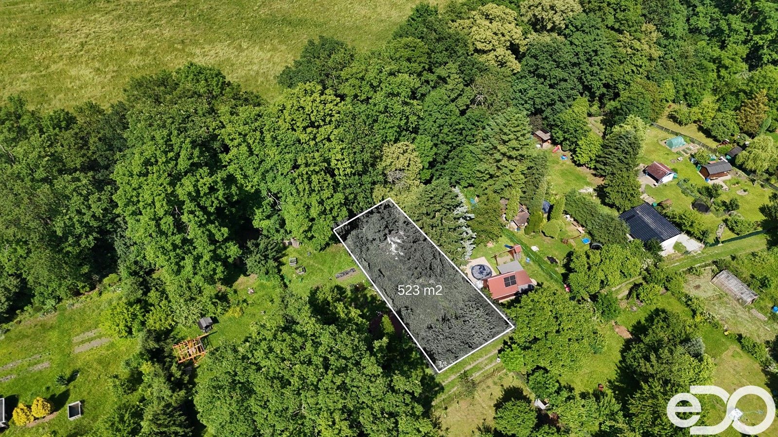 Pronájem zahrada - Děčín, 523 m² - 5