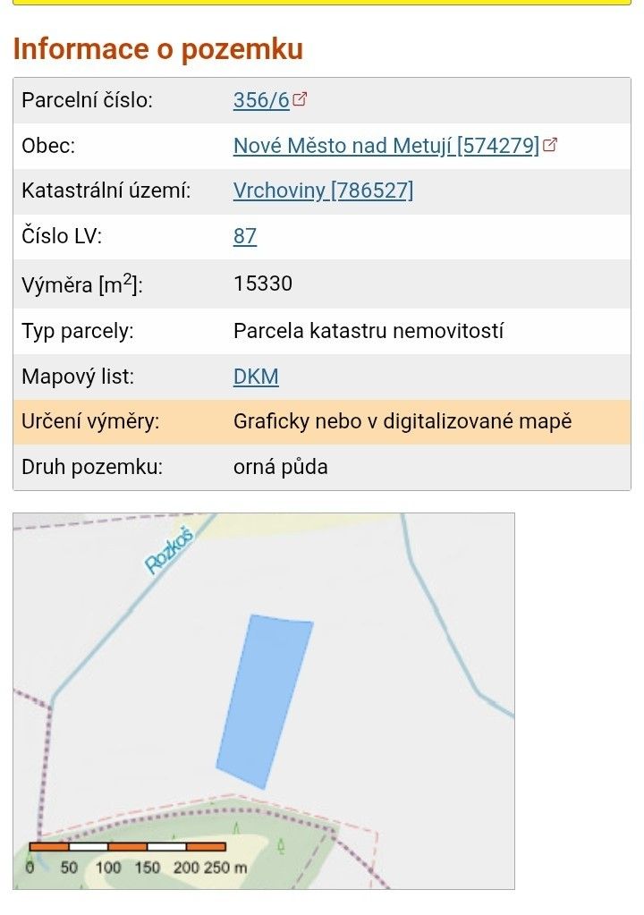 Pozemky pro bydlení, Nové Město nad Metují, 549 01 - 2