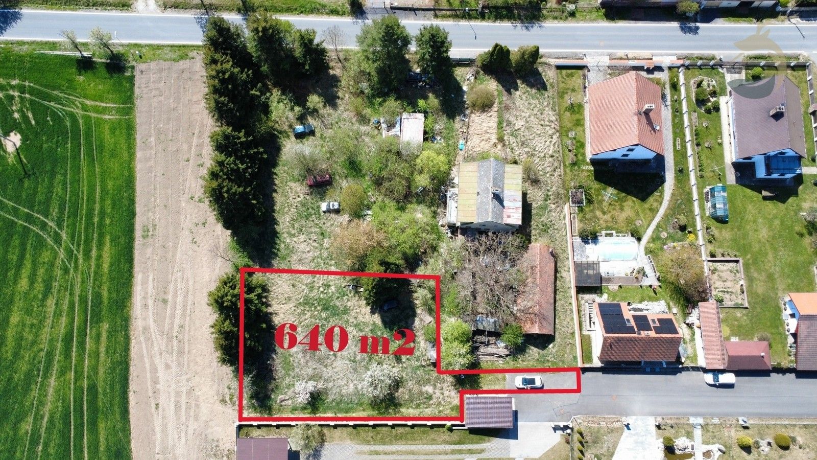 Pozemek pro bydlení, 640 m²