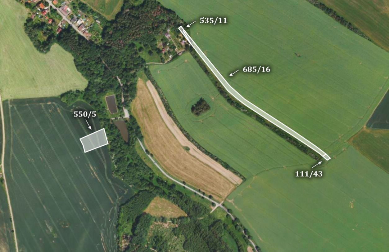 Zemědělské pozemky, Bystřice, 4 962 m²