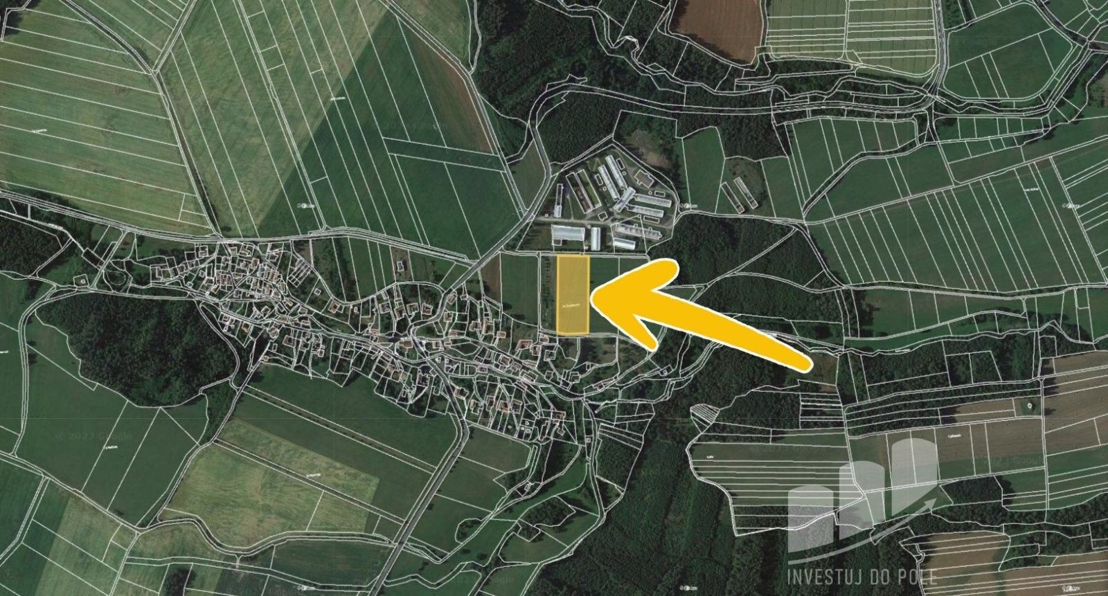 Prodej zemědělský pozemek - Runářov, Konice, 2 547 m²