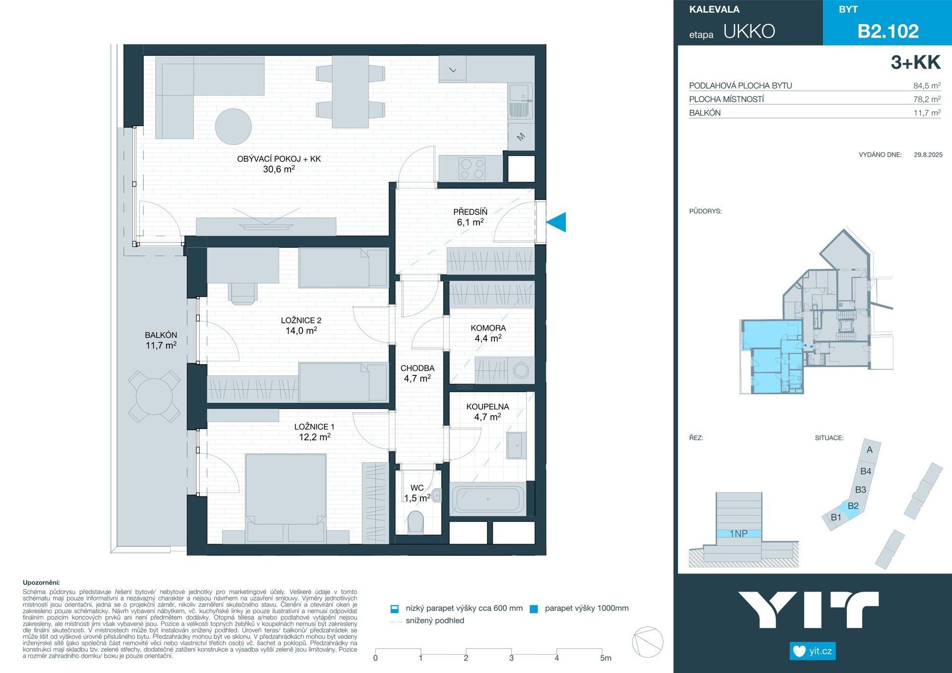 Prodej byt 3+kk - Brno, 78 m²