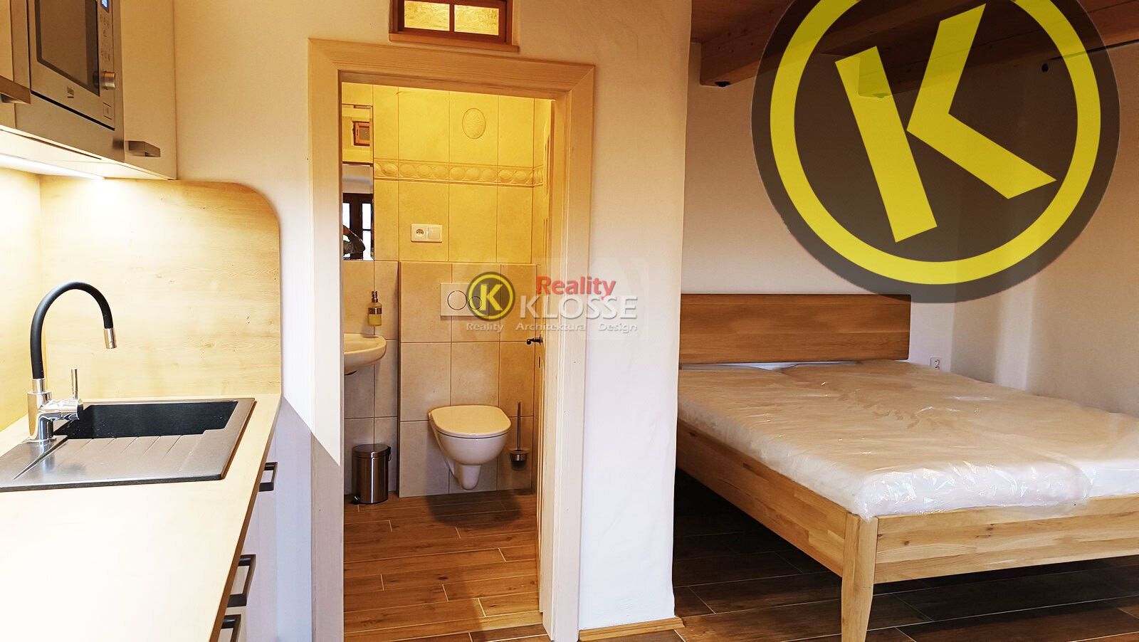 Pronájem byt 1+kk - Rožmberská, Český Krumlov, 29 m²