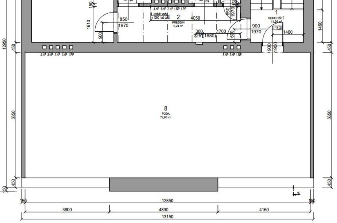 Byt · 73 m² · Antonína Macka, Brno Ponava - 3