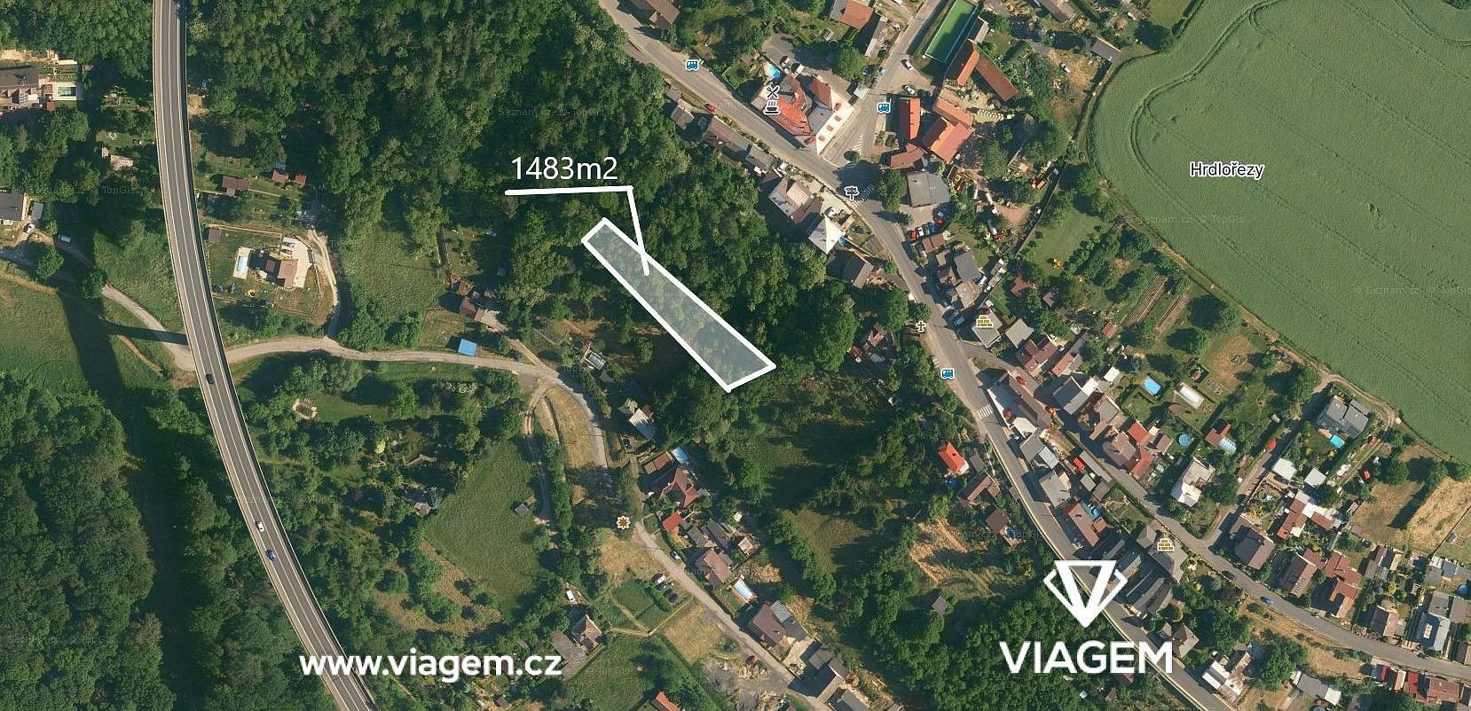 Zahrada, 1 483 m²