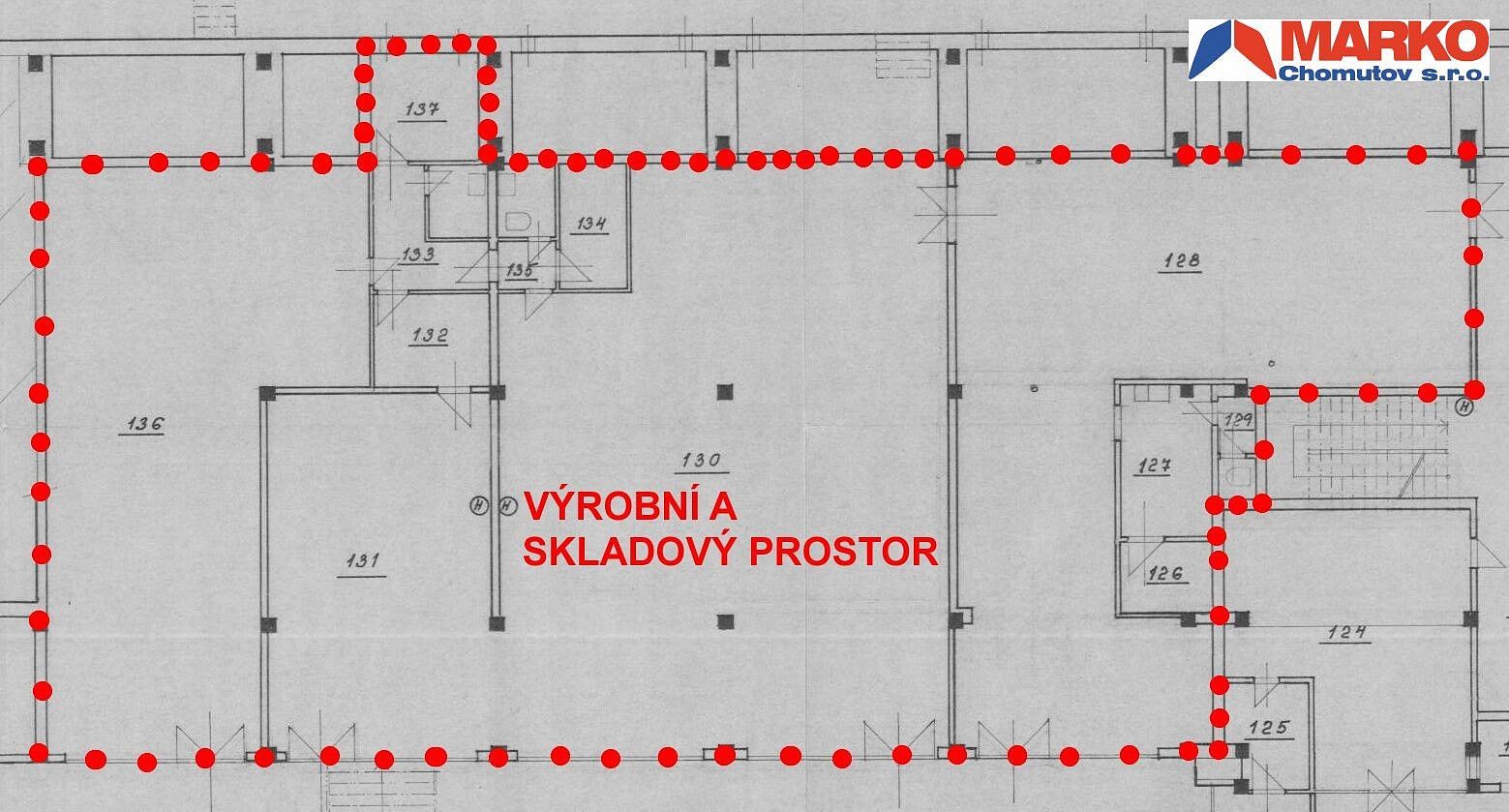 Obchodní prostory, Chomutov, Ústecký kraj, 511 m² - 1
