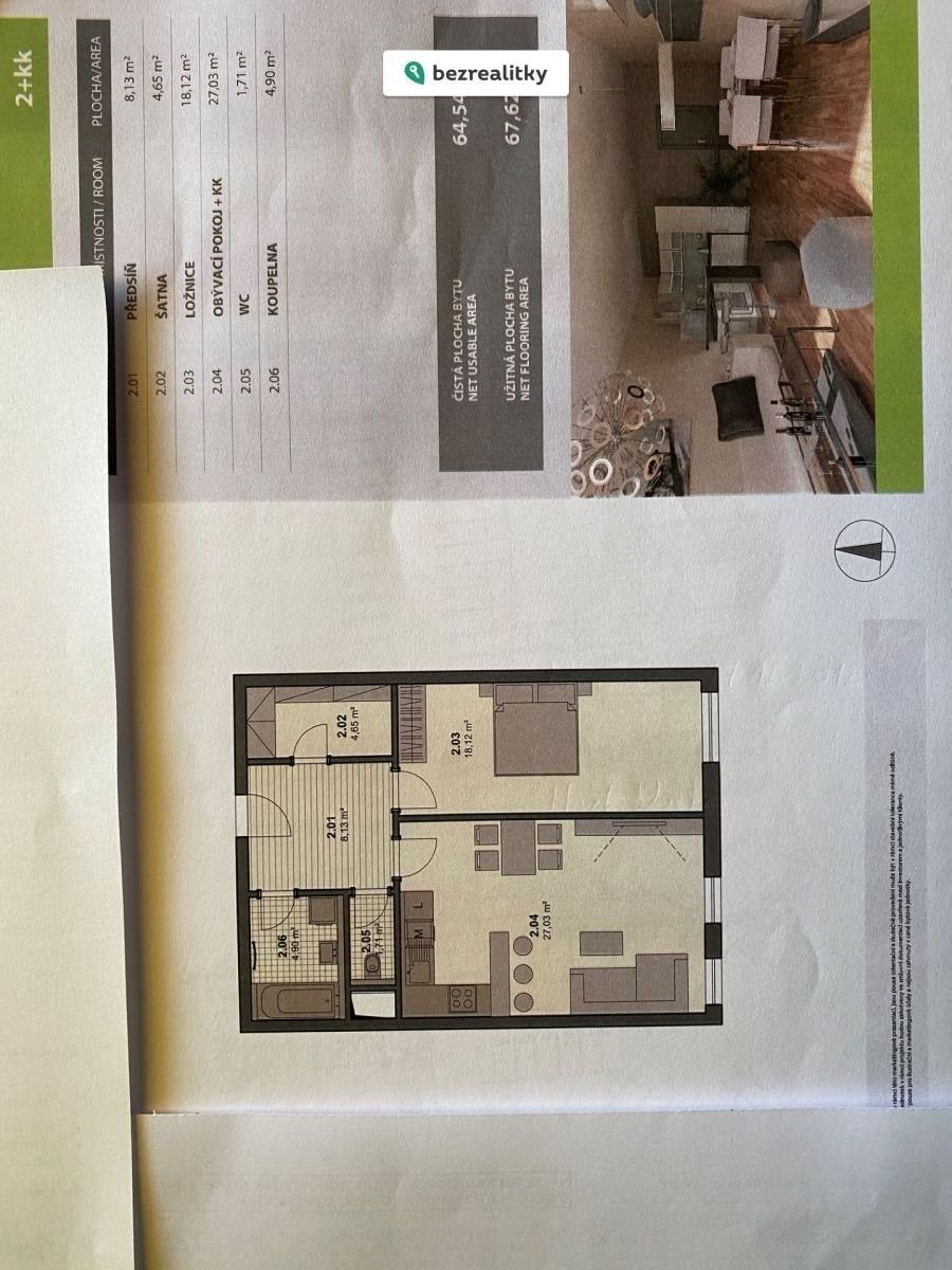 Prodej byt 2+kk - Jantarová, Ostrava, 65 m²