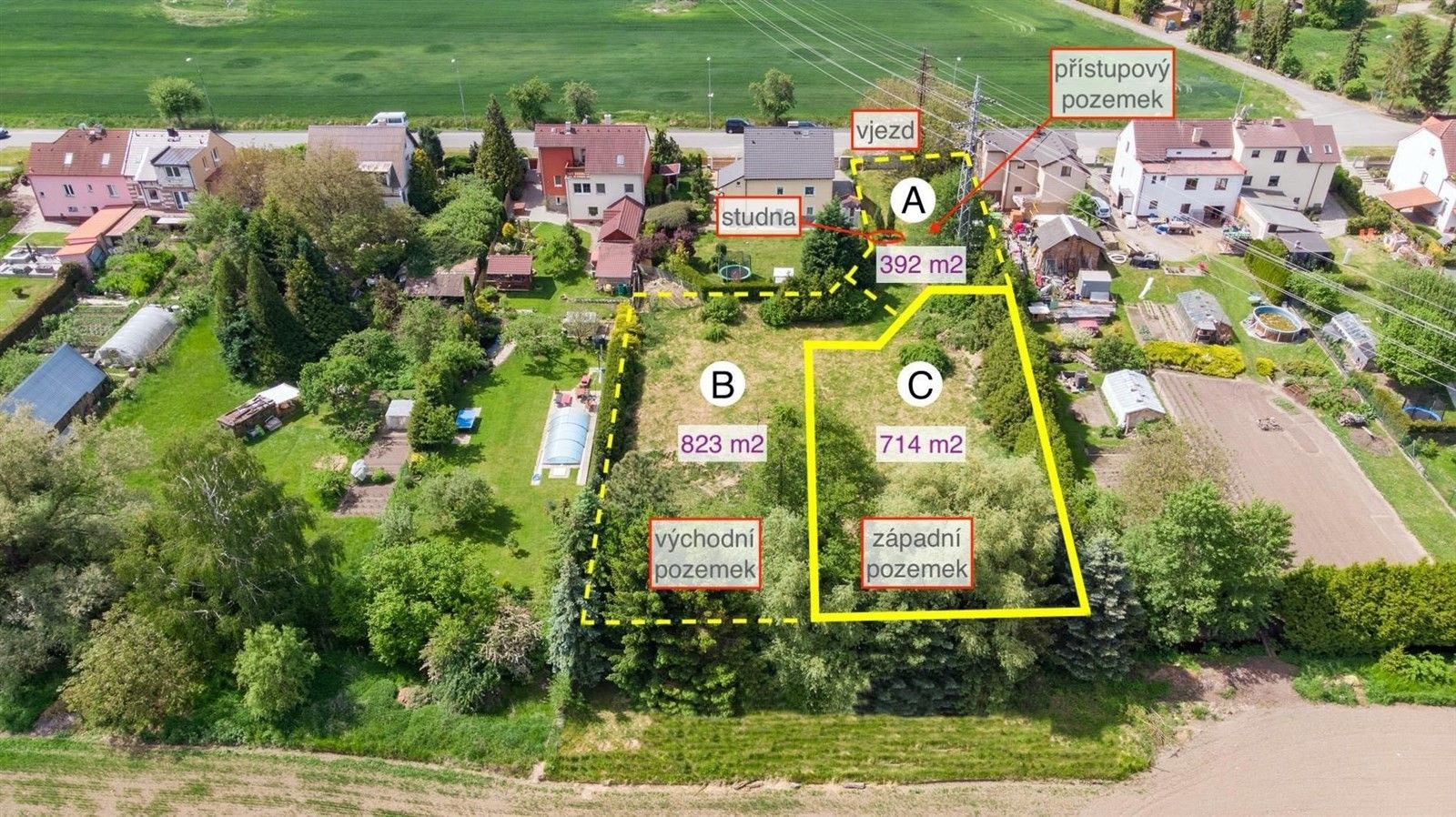 Prodej pozemek pro bydlení - Plzeň