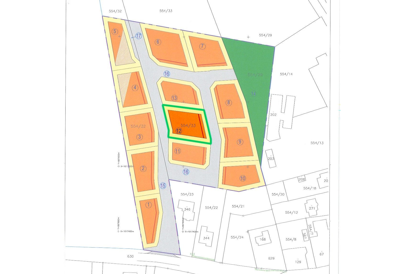 Prodej pozemek pro bydlení - Semčice, 1 056 m² - 5