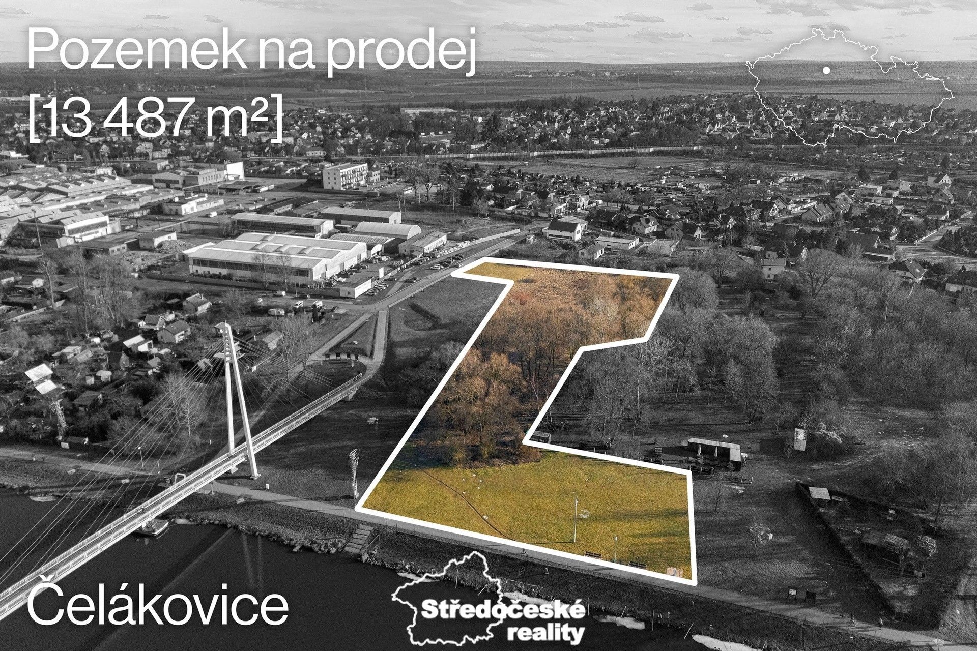 Prodej komerční pozemek - Čelákovice
