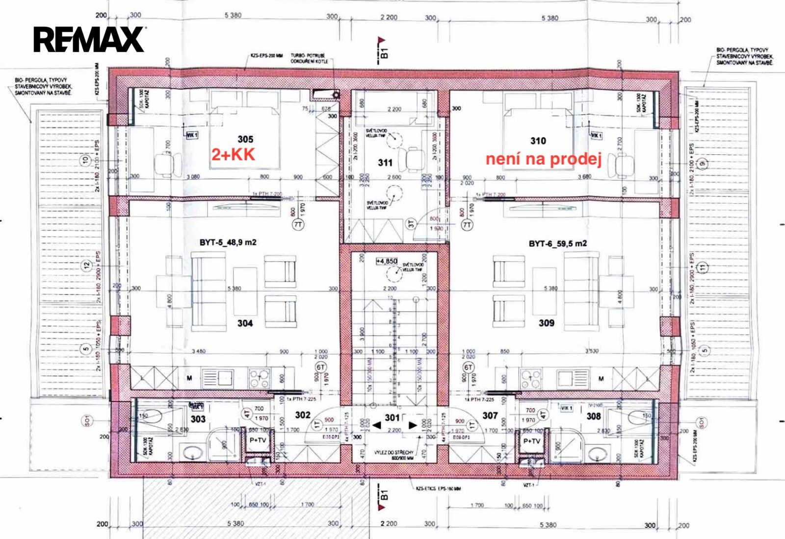 Byt 2+kk · 49 m² · Kyjov - 4