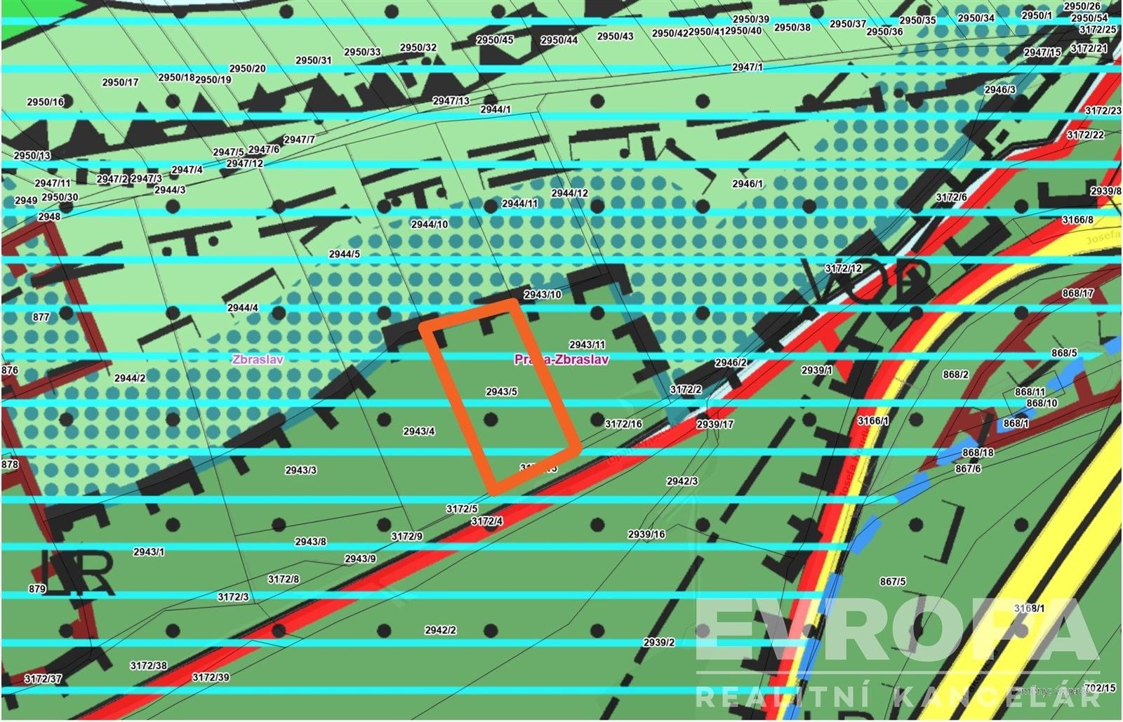 Prodej les - Zbraslav, Praha