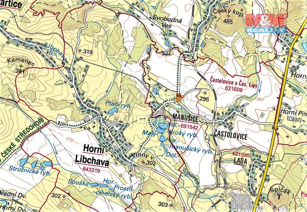 Prodej pozemek pro bydlení - Česká Lípa - Manušice, Liberecký kraj - 5