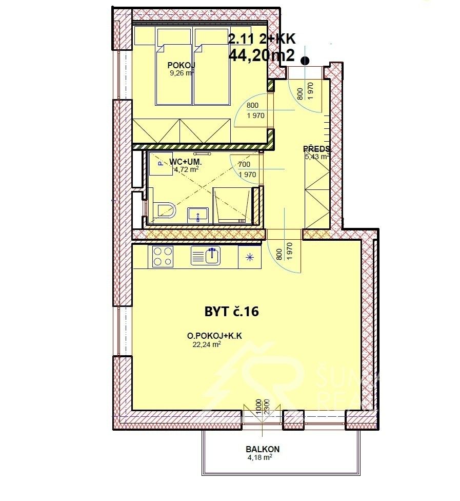 2+kk, Česká,Kašperské Hory,Kašperské Hory, 44 m² - 1