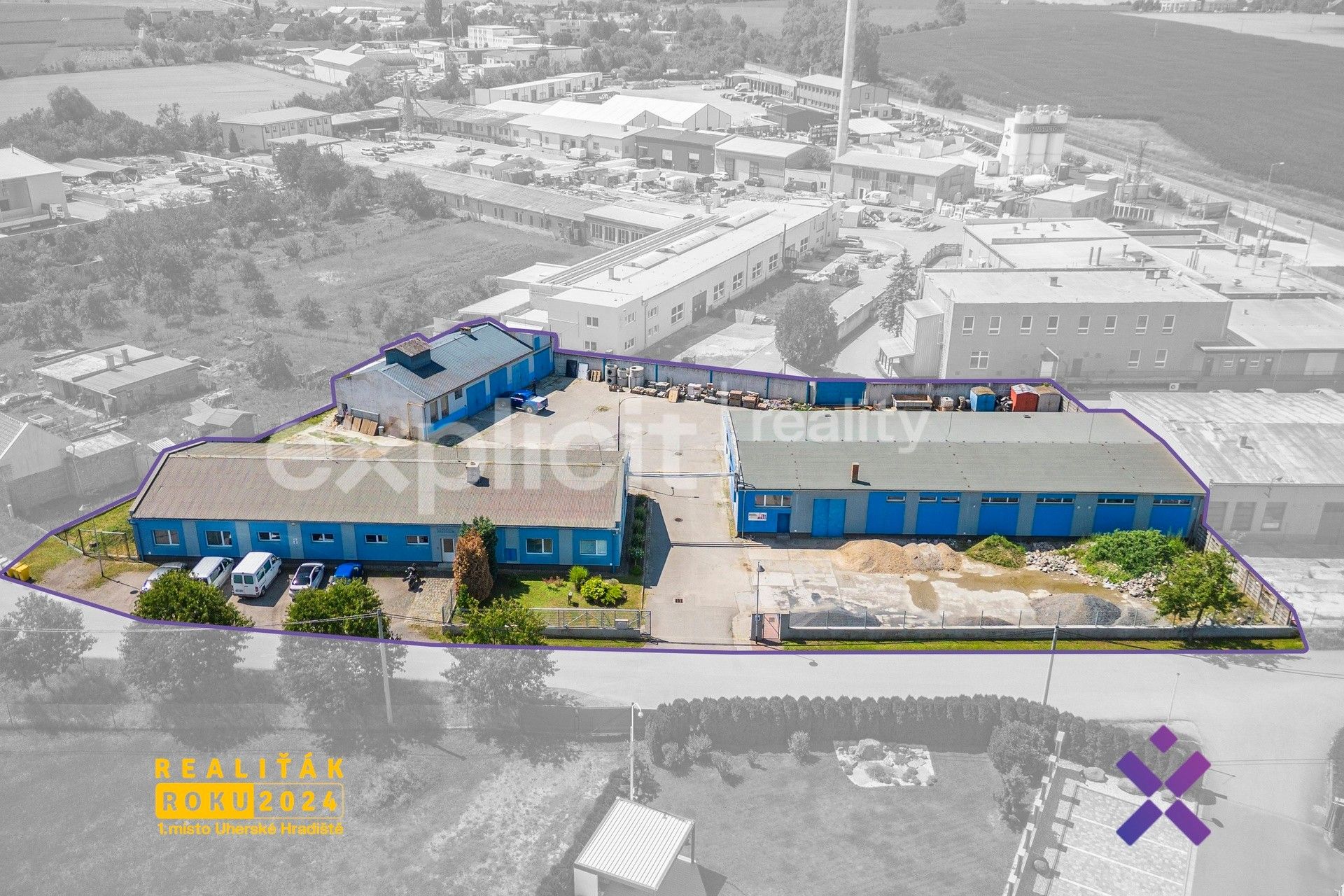 Sklady, Altýře, Kroměříž, 1 313 m²