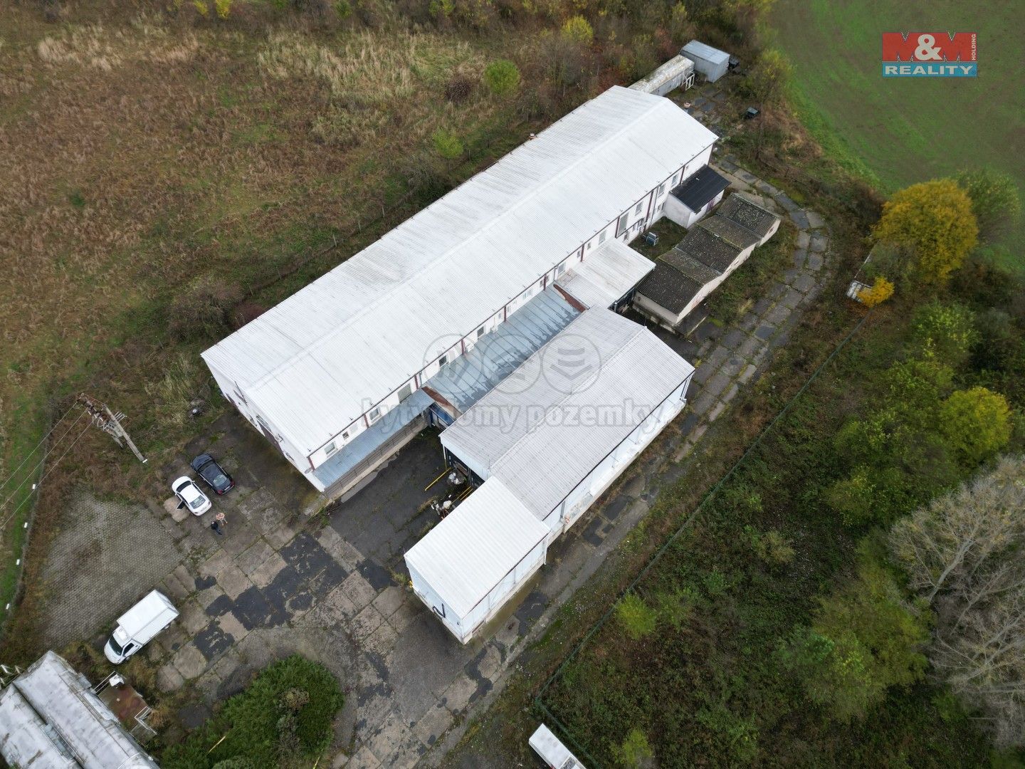 Výrobní prostory, Strabenice, Litenčice, 2 400 m²