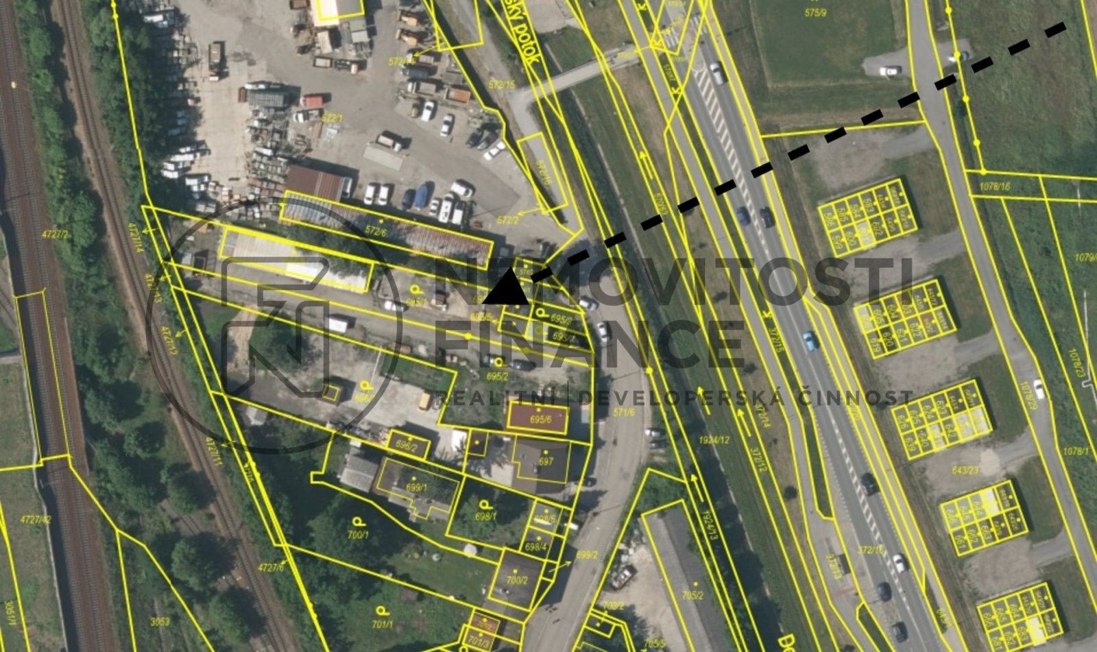 Komerční pozemek · 300 m² · Tovární 237, České Budějovice 4 - 4