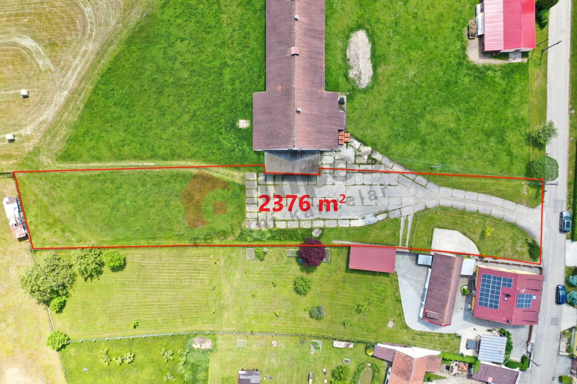 Prodej pozemek pro bydlení - Kaliště u Lipí, Lipí, 2 376 m²