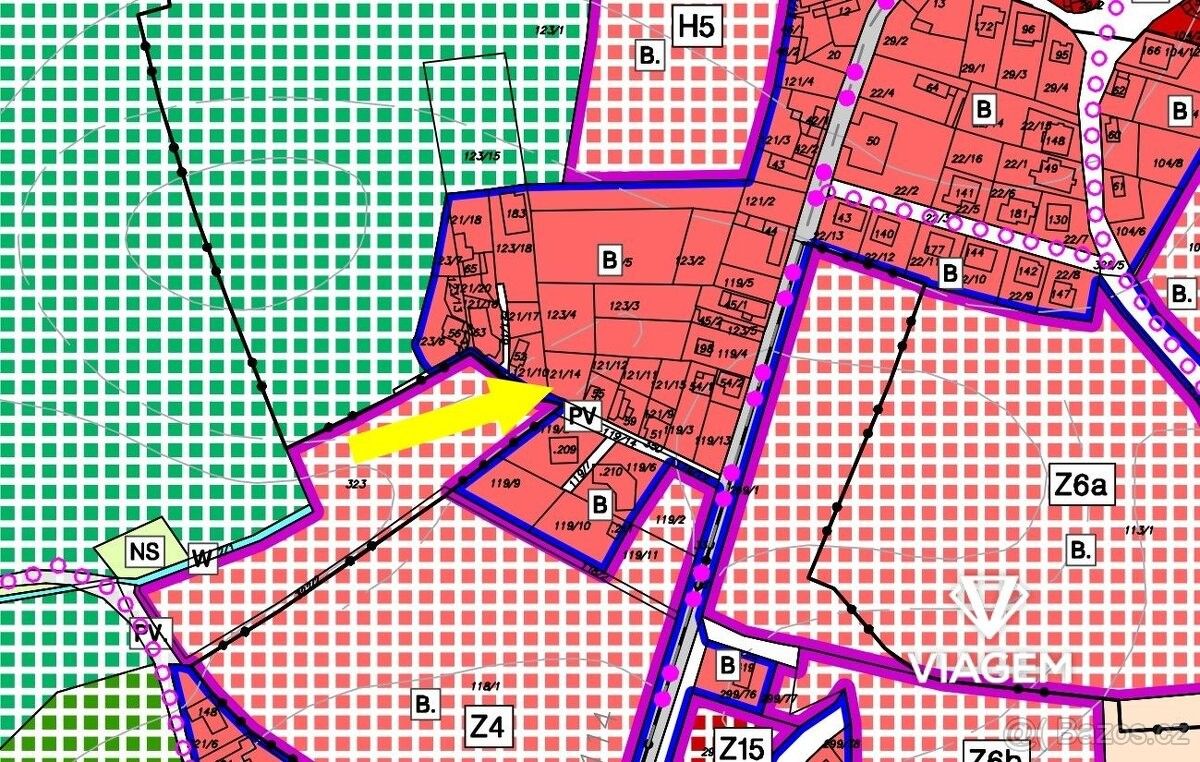 Stavební pozemek, Zlatníky-Hodkovice – pohled 2