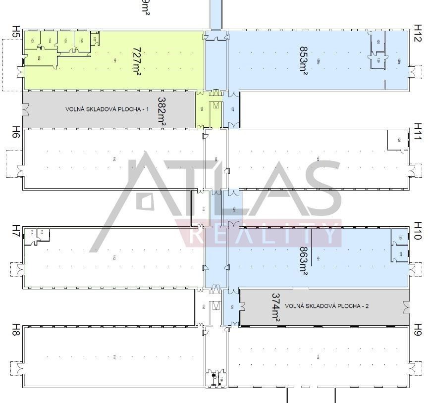 Pronájem sklad - Ve žlíbku, Praha, 382 m²