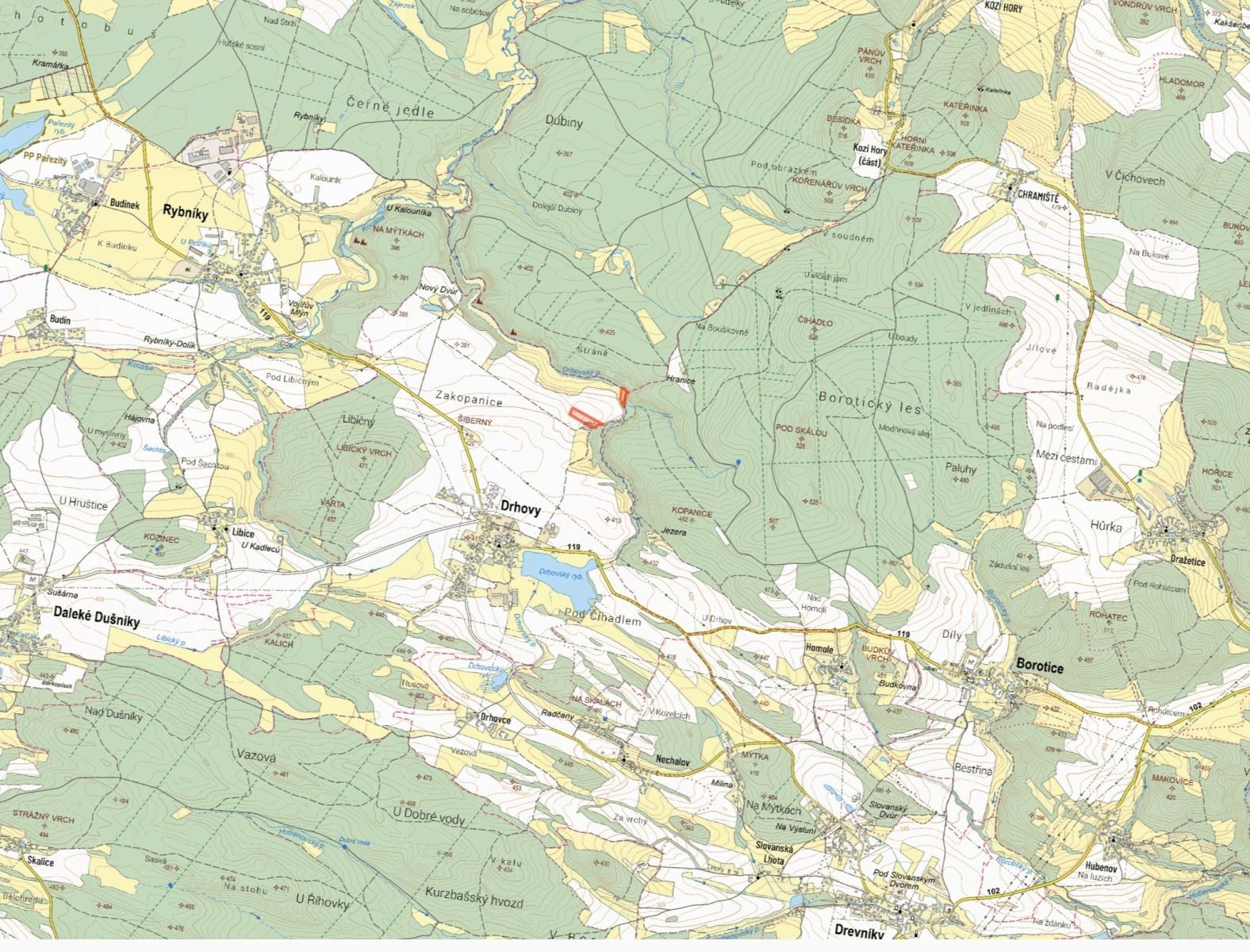 Zemědělské pozemky, Drhovy - 2