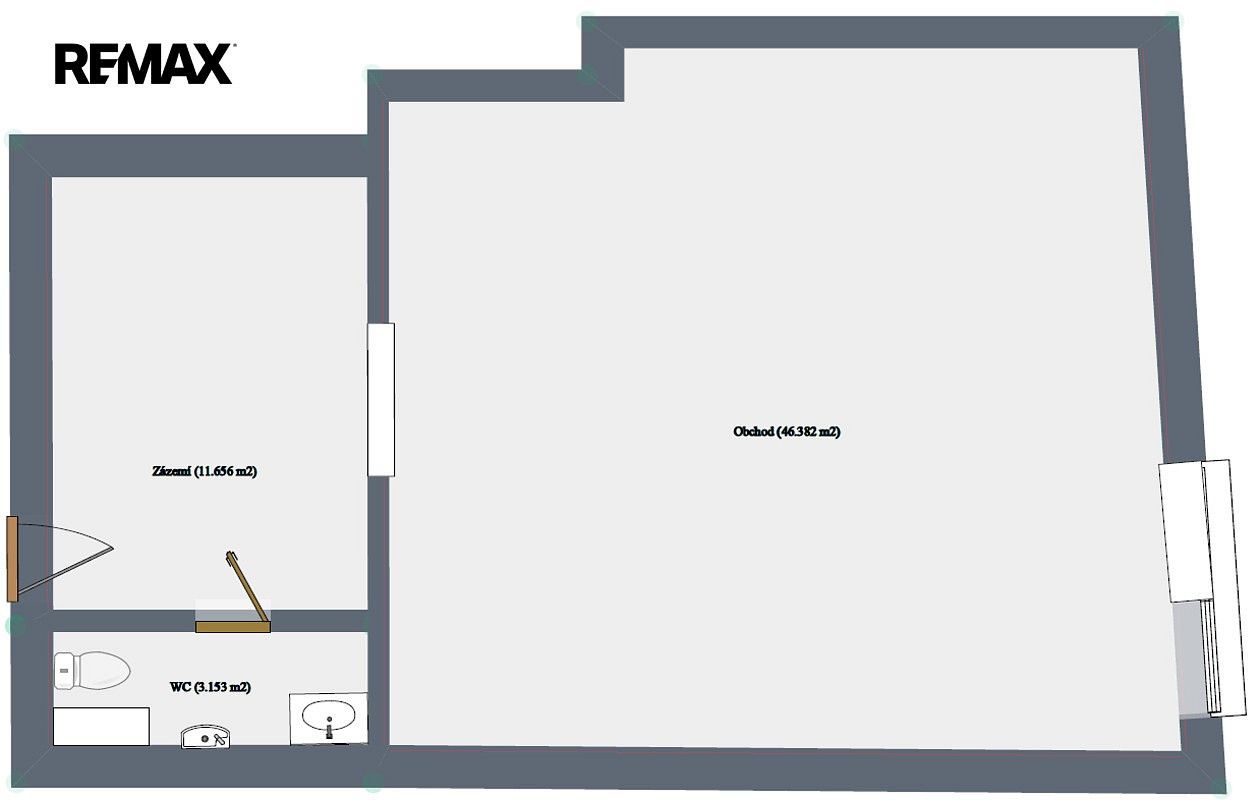 Prodej obchodní prostory - Praha - Košíře, okres Praha 5, Hlavní město Praha, 62 m² - 5