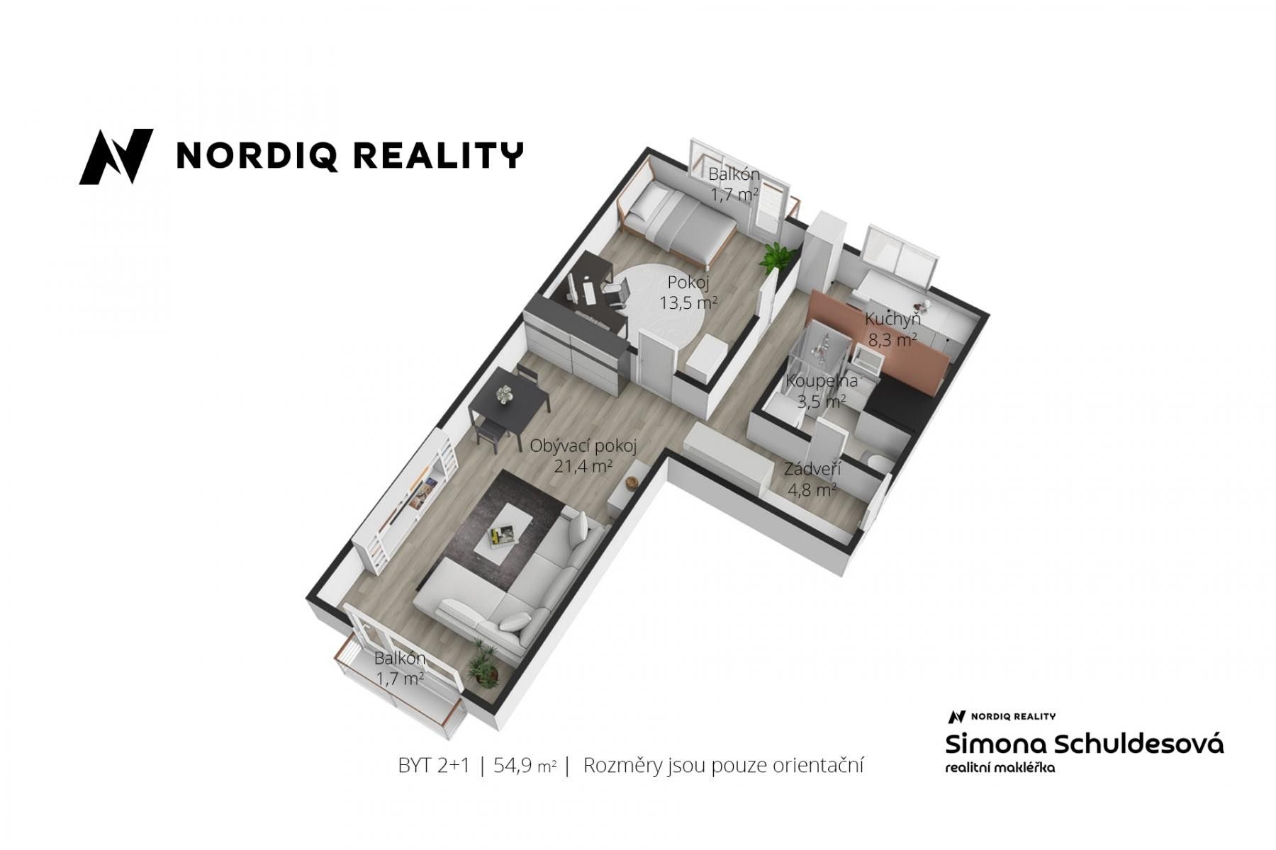 Prodej byt 2+1 - Libušina  , Teplice, 55 m² - 5