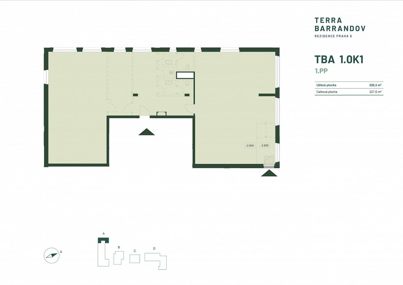 Obchodní prostory, Praha - Hlubočepy, okres Praha 5, Hlavní město Praha, 228 m² - 2