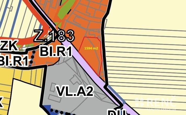 Pozemek pro bydlení · 1 594 m² · Dlážděná, Brno - 4