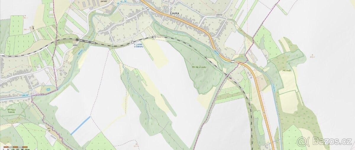 Prodej pozemek pro bydlení - Louka nad Veličkou, 696 76