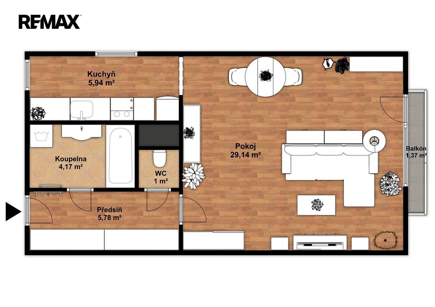 Byt 1+kk · 47 m² · Liberec - Liberec VI-Rochlice, Liberecký kraj - 4