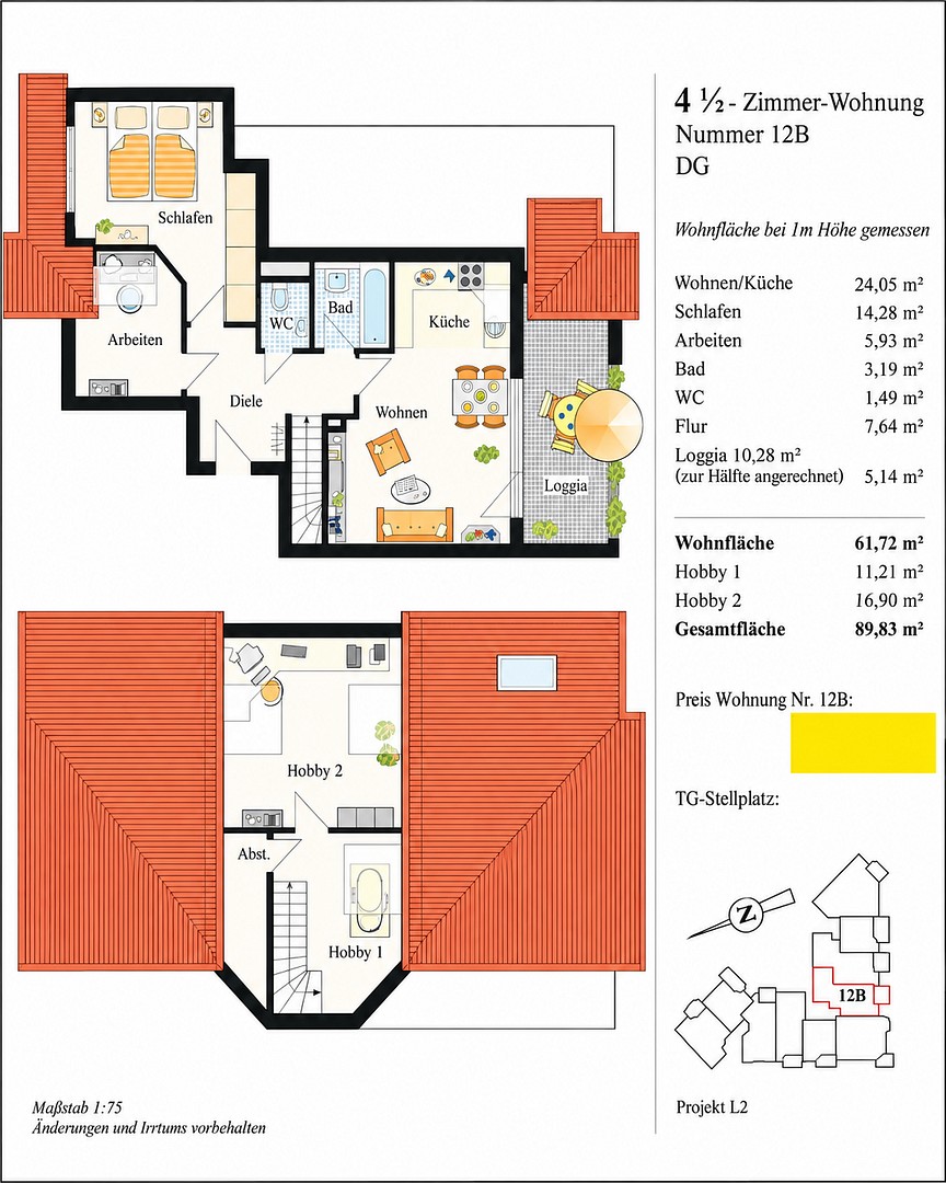 4+kk, Clara-Schumann-Straße 34, , Bádensko-Württembersko, 90 m² - 1