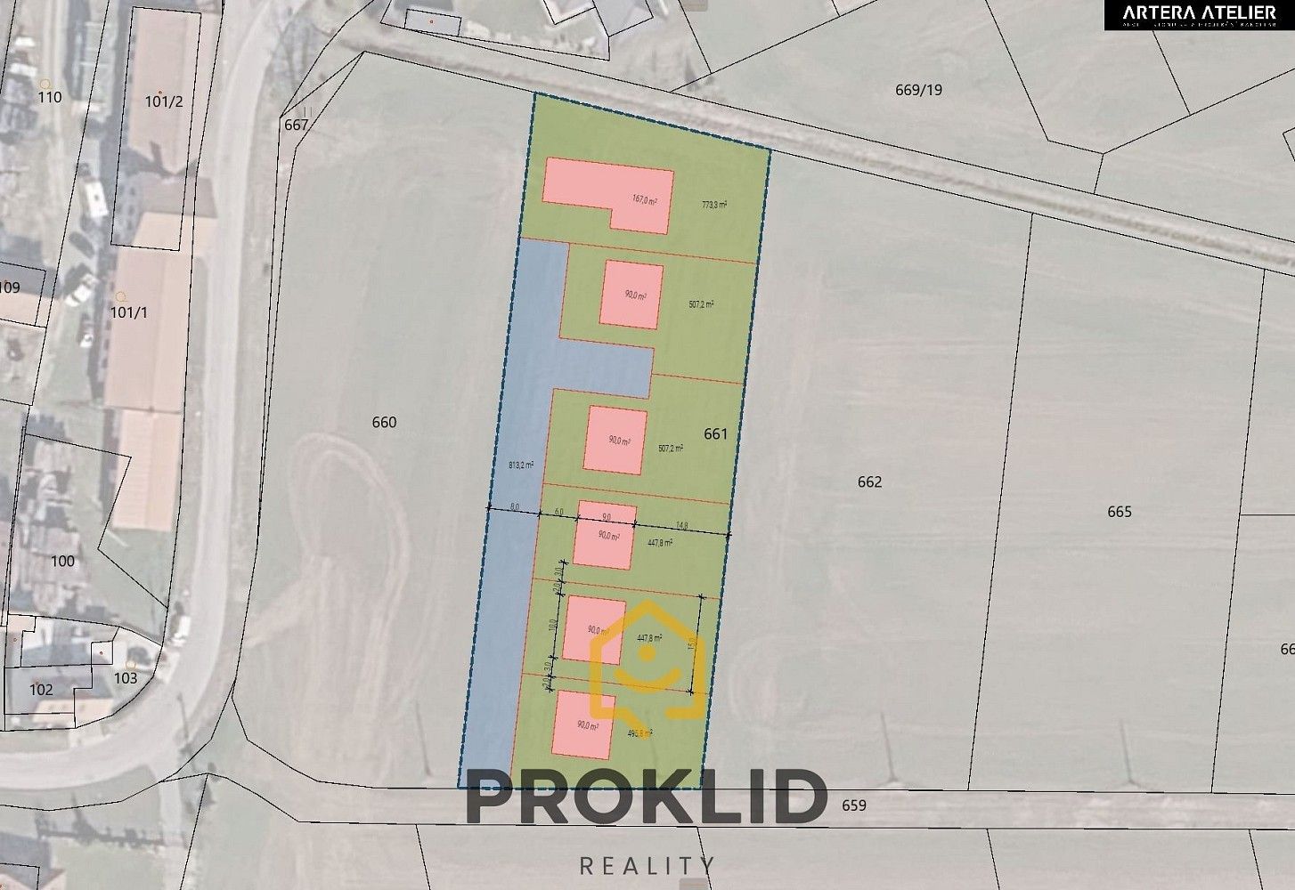 Pozemek pro bydlení · Brodek u Prostějova - Sněhotice, okres Prostějov, Olomoucký kraj - 3