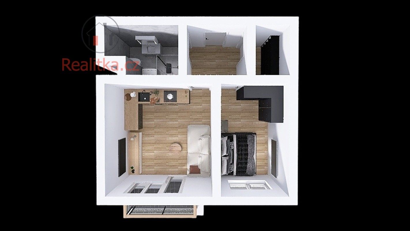 Byt 2+kk · 38 m² · Vlasákova 2869, Mělník - 4