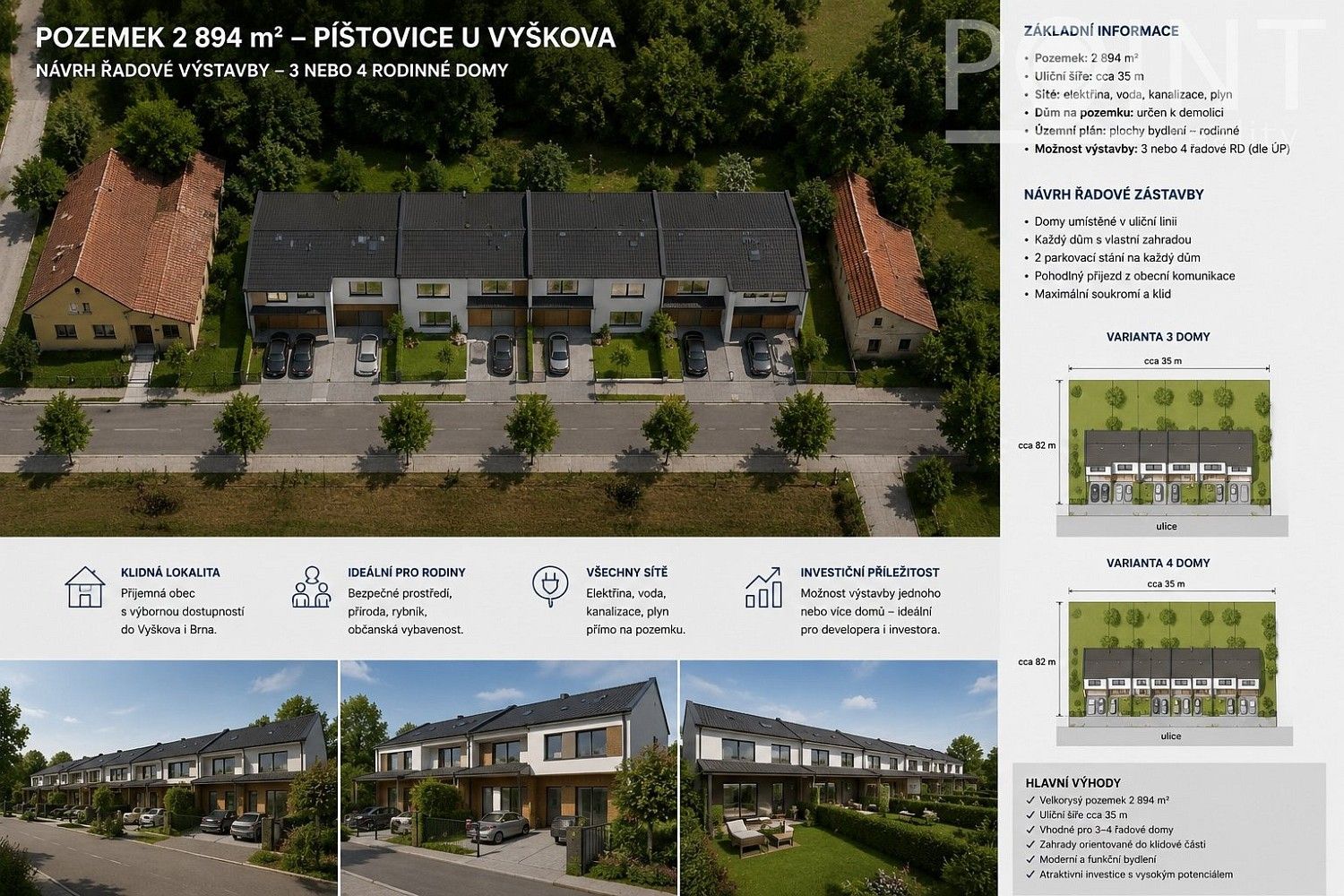 Pozemek pro bydlení · Račice-Pístovice - Pístovice, okres Vyškov, Jihomoravský kraj - 3