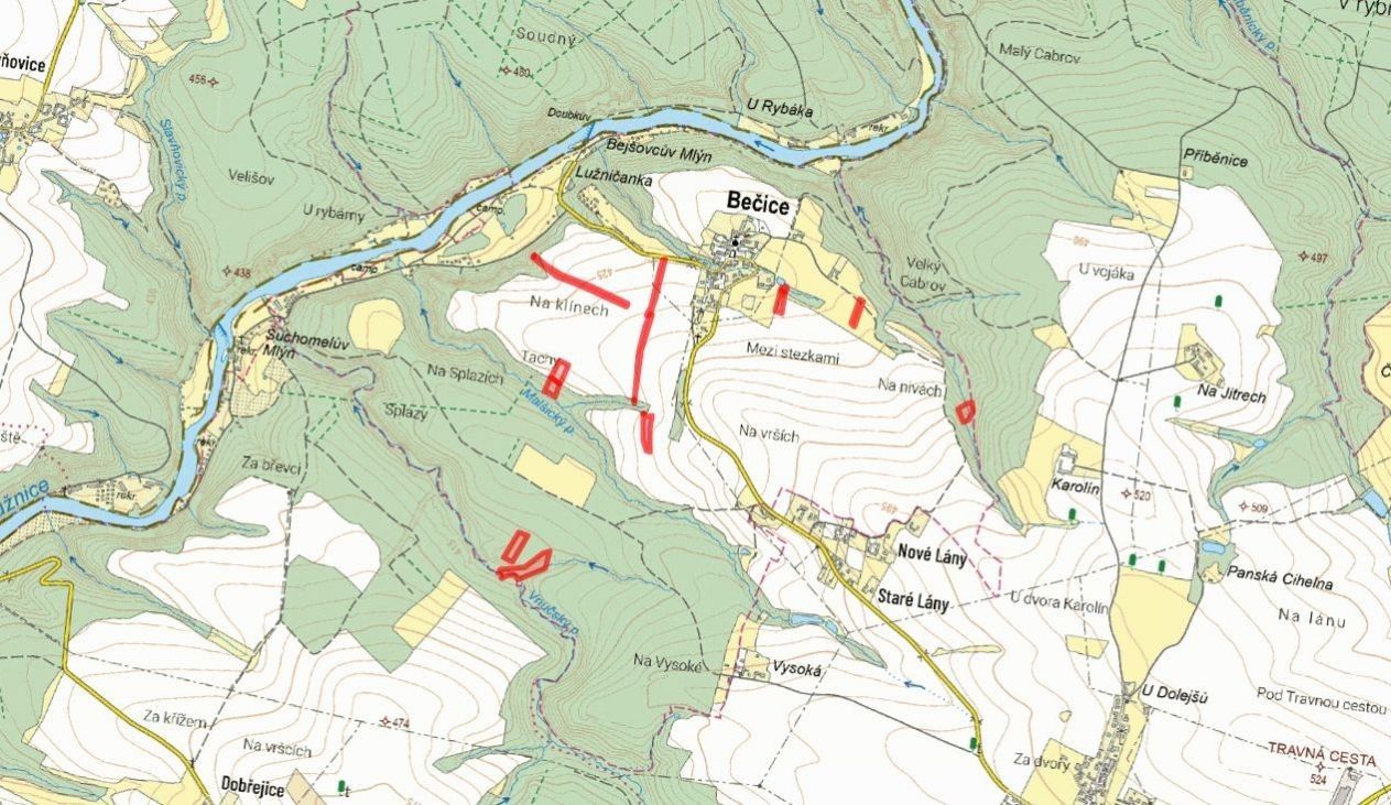 Prodej zemědělský pozemek - Bečice - 5
