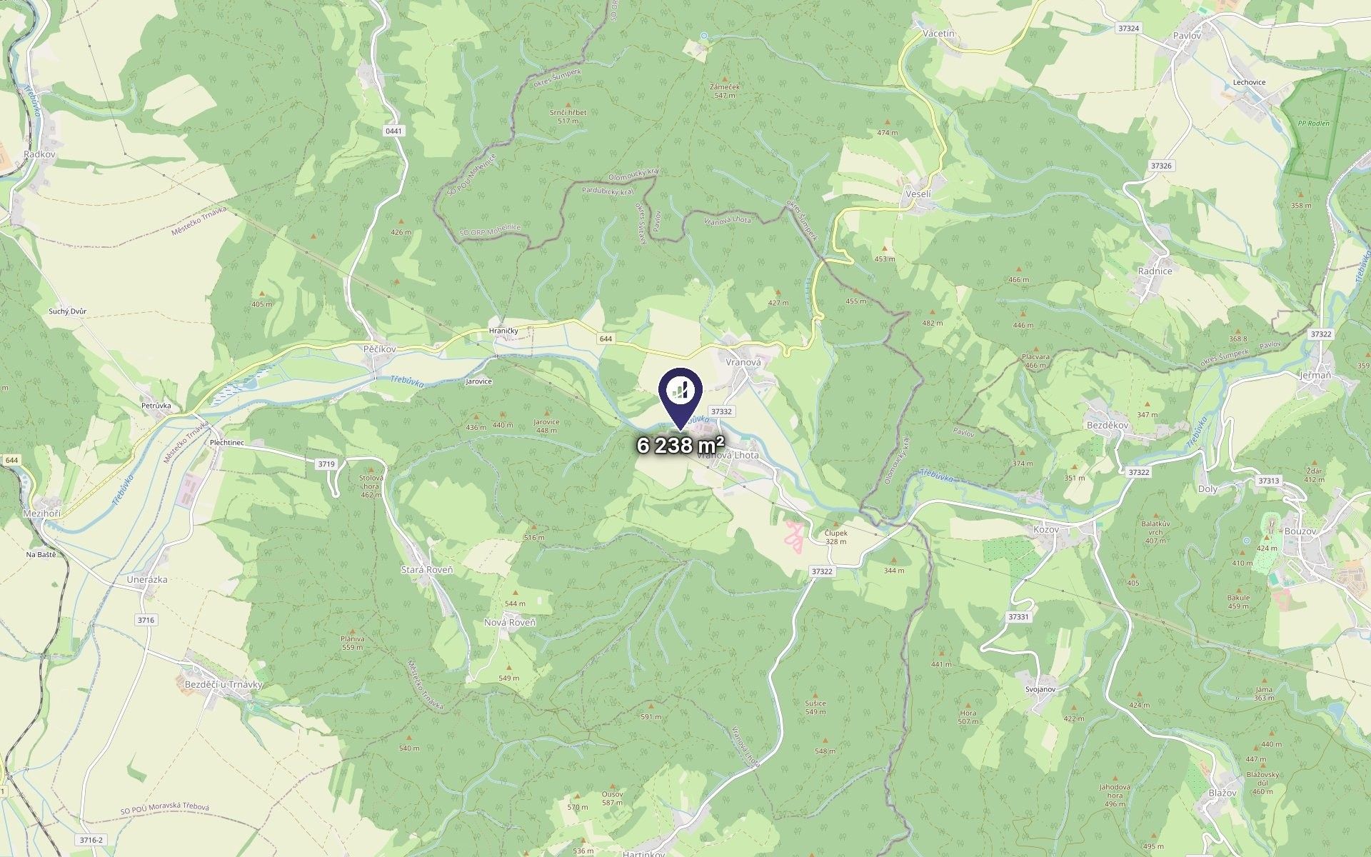 Zemědělský pozemek · 6 238 m² · Vranová Lhota - 3