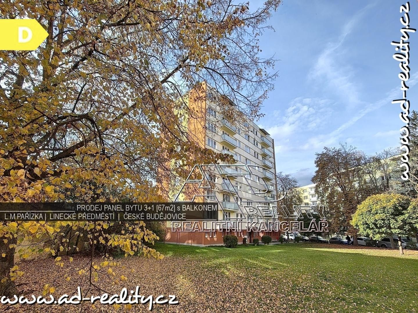 3+kk, L. M. Pařízka, České Budějovice, 62 m²