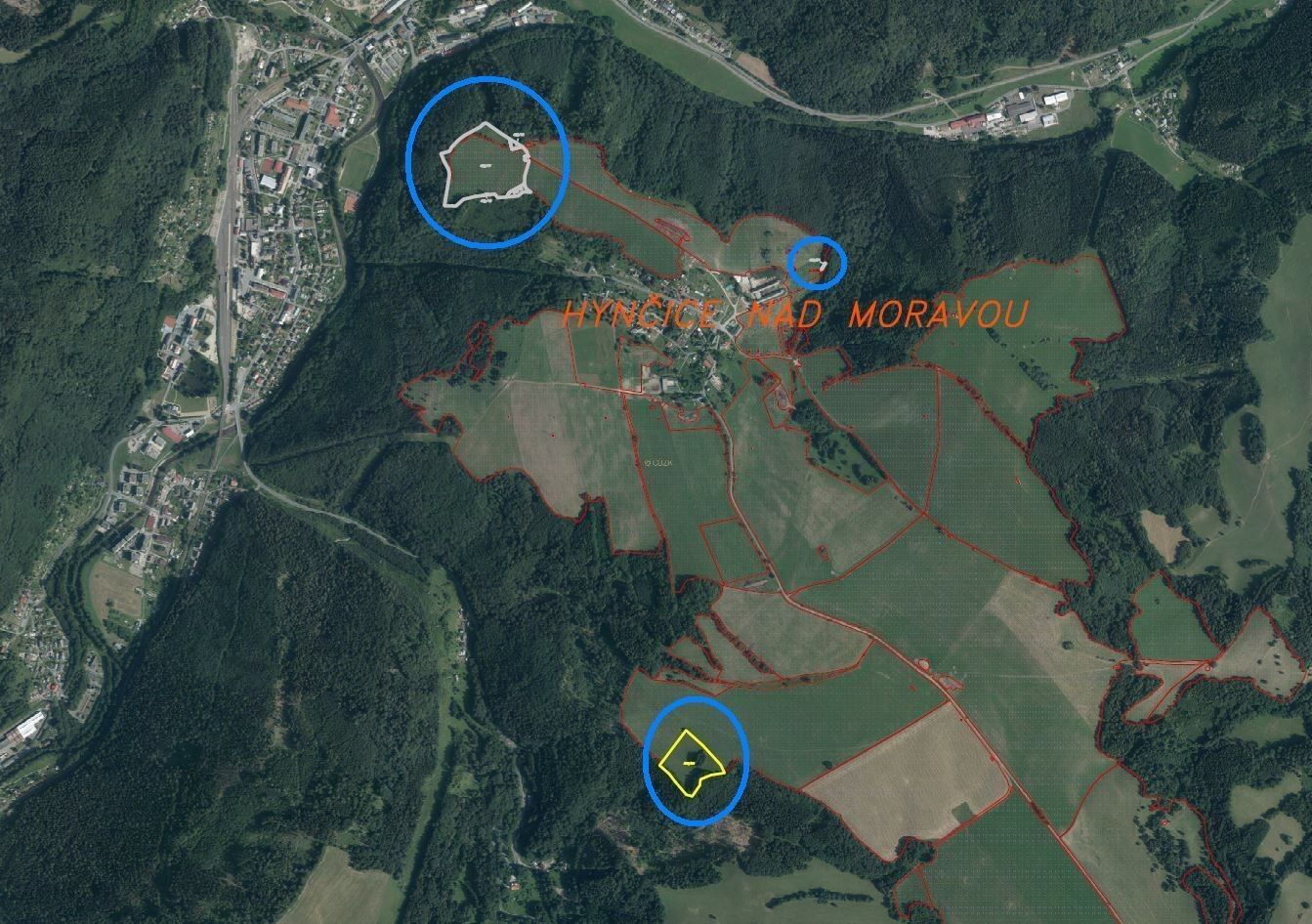Zemědělské pozemky, Hynčice nad Moravou, Hanušovice, 53 m²