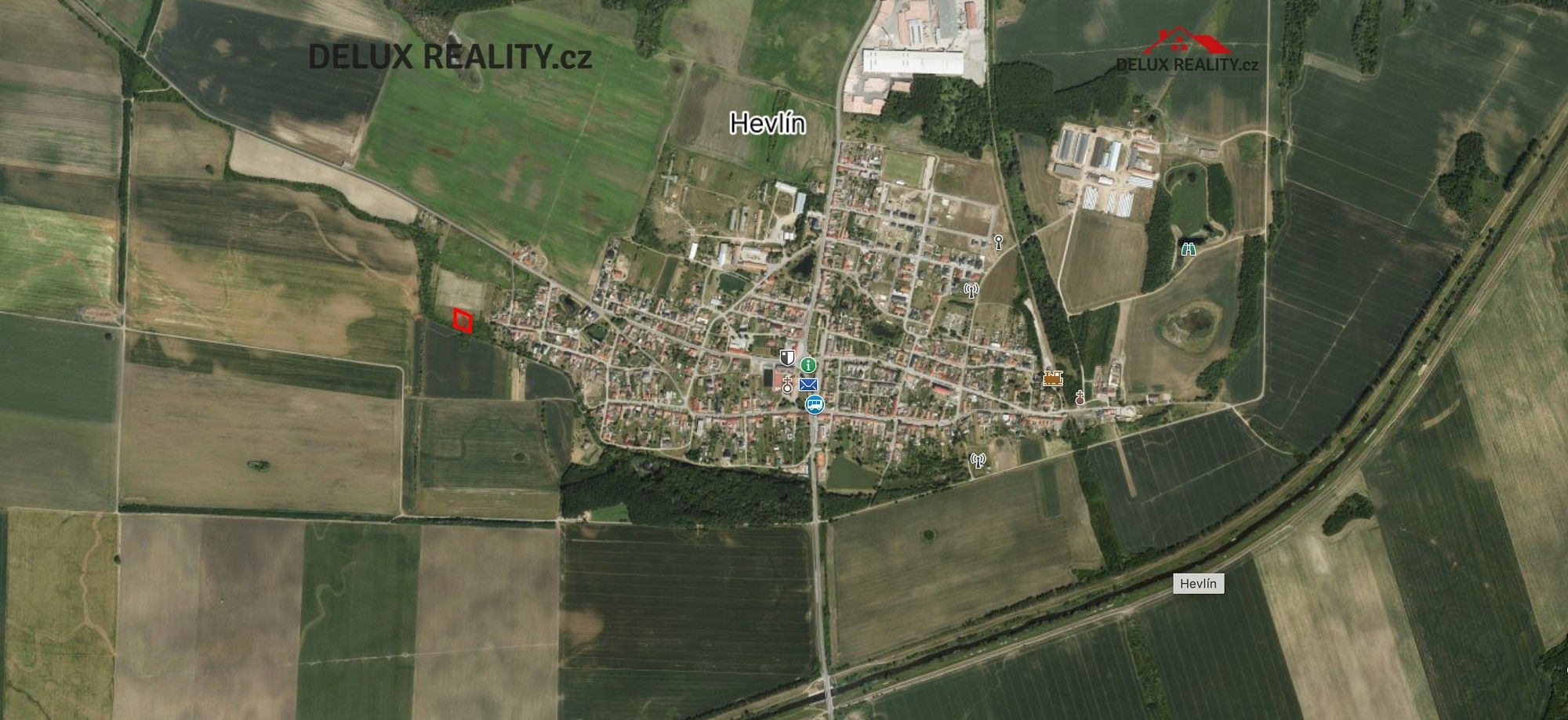 Prodej pozemek pro bydlení - Hevlín, okres Znojmo, Jihomoravský kraj - 5