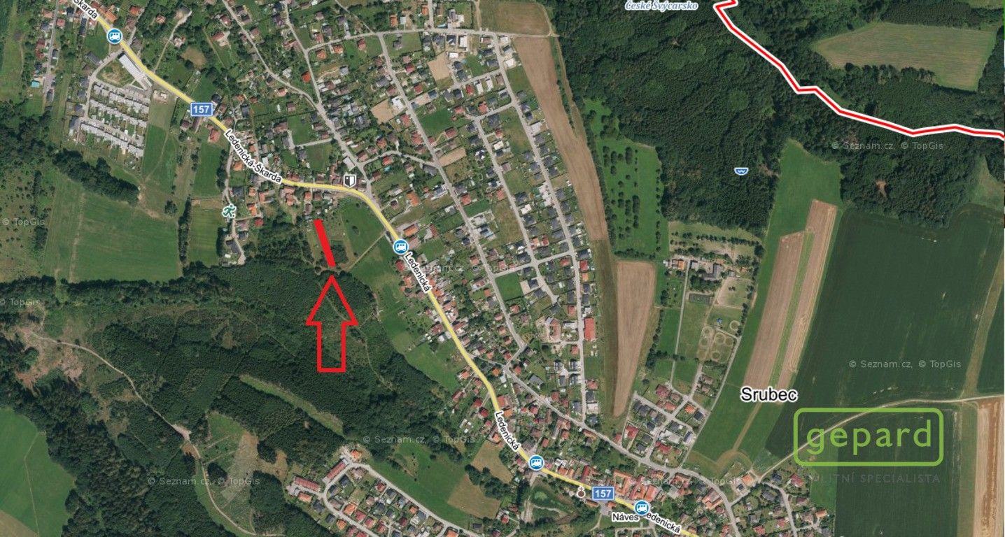 Pozemky pro bydlení, Srubec, 2 037 m²
