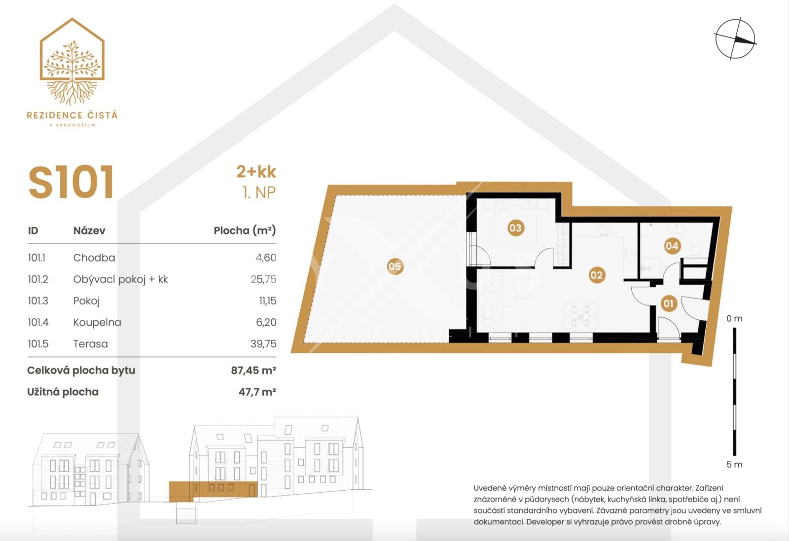 Prodej byt 2+kk - Černý Důl, 48 m²