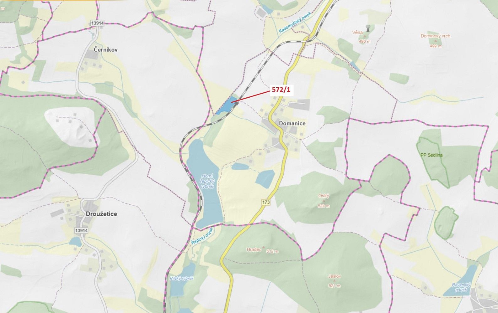 Prodej les - Droužetice, okres Strakonice, Jihočeský kraj - 1